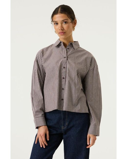 Garcia Blouse Gestreept in het Gray