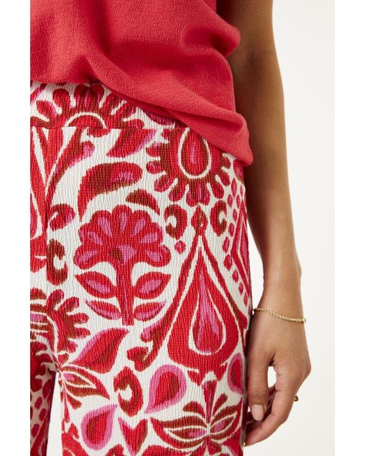 Garcia Broek Met Print in het Red