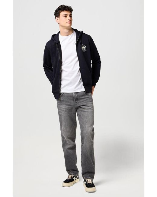 Wrangler Frontier Regular Fit Marshall in het Blue voor heren