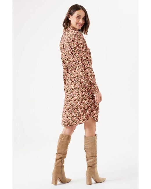 Garcia Jurk Met Print in het Brown