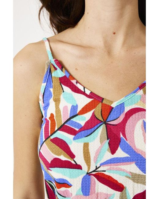 Garcia Singlet Met Print in het White