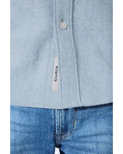 Garcia Overhemd Licht in het Blue voor heren