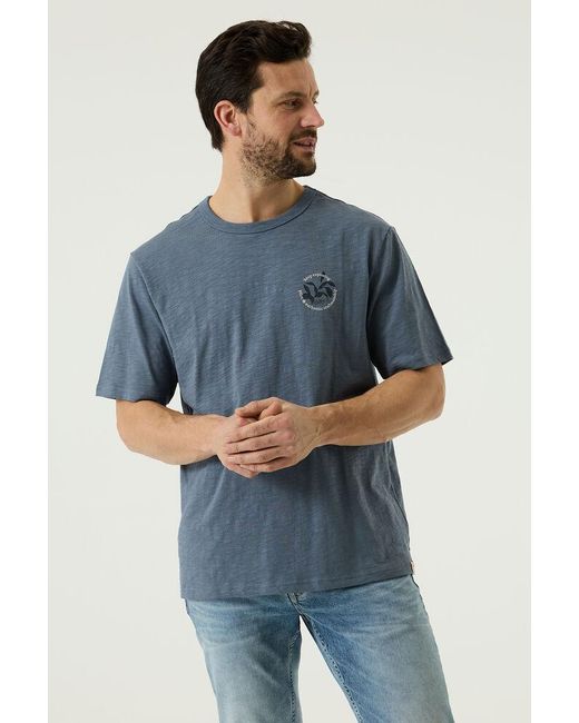 Pilot T-shirt in het Blue voor heren
