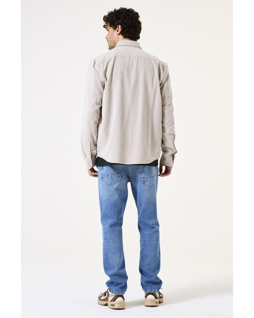 Garcia Corduroy Overhemd Beige in het Natural voor heren