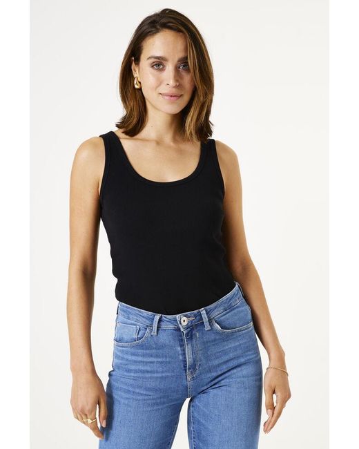 Garcia Basic Singlet in het Black