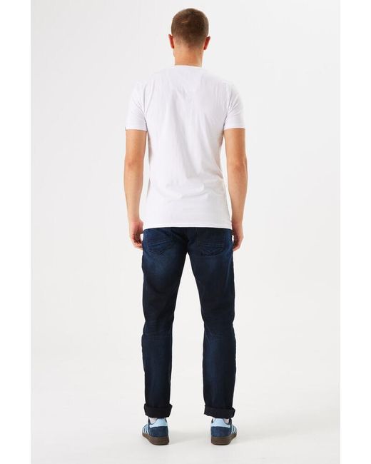 Garcia Basic T-shirt in het White voor heren