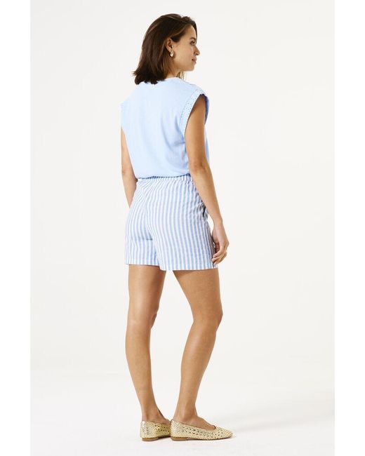 Garcia Short Gestreept in het Blue