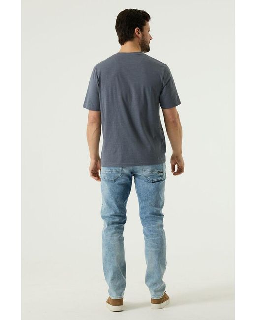 Pilot T-shirt in het Blue voor heren