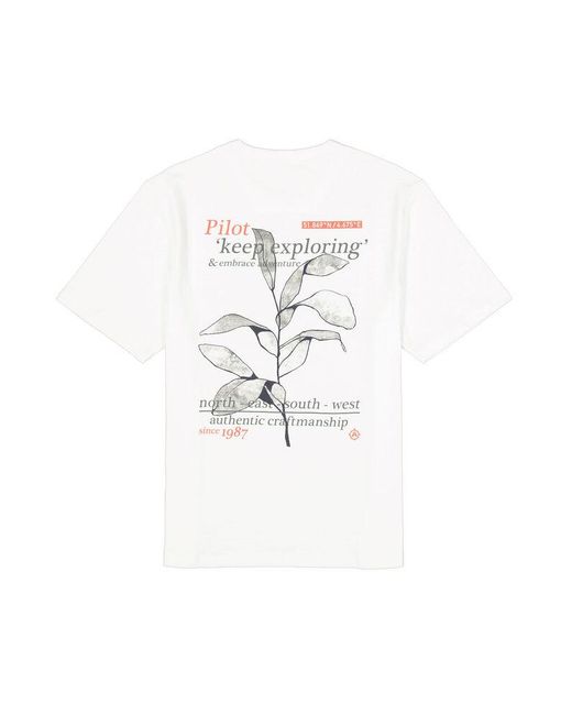 Pilot T-shirt in het Gray voor heren