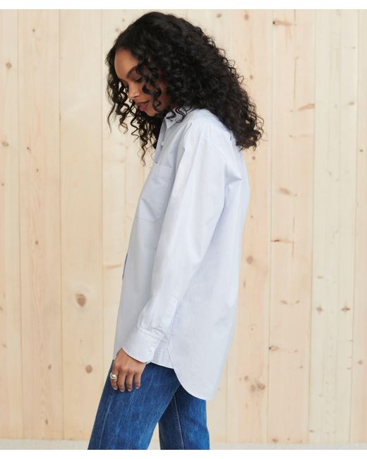 Jenni Kayne Blue Boyfriend Shirt