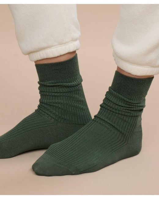 Jenni Kayne Green Classic Sock