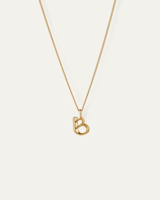 Jenny Bird Natural Monogram Necklace - B