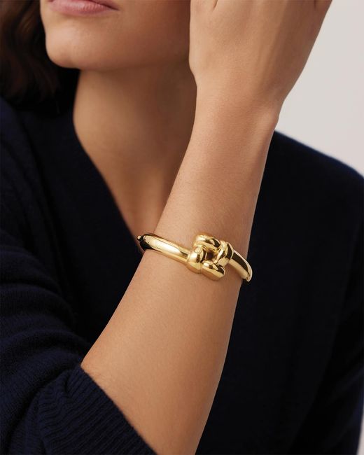 Jenny Bird White Woven Square Bangle
