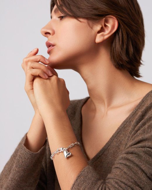 Jenny Bird Natural Puffy Heart Bracelet