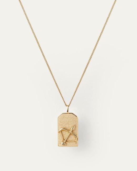 Jenny Bird Metallic The Sagittarius Zodiac Pendant Necklace