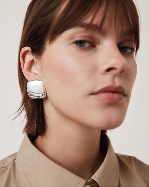 Jenny Bird White Rue Earrings