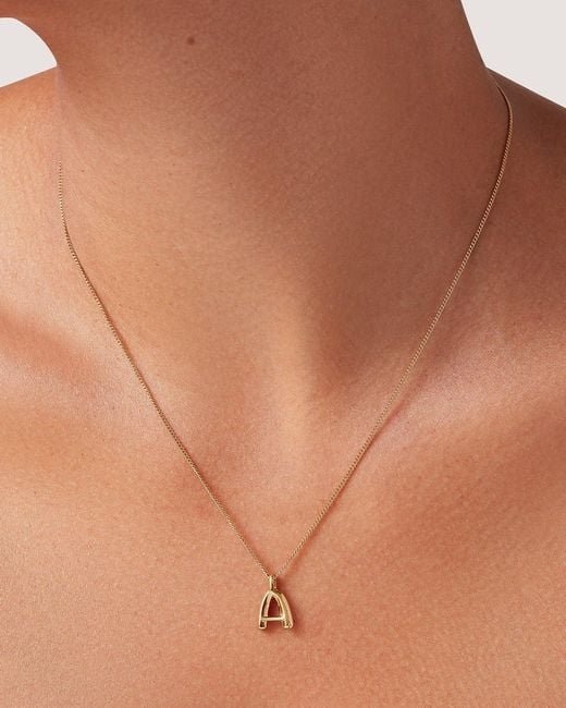 Jenny Bird Natural Monogram Necklace - A