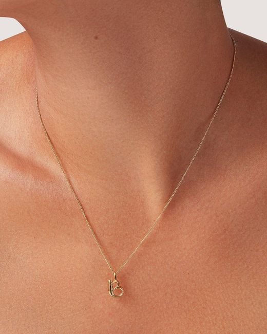 Jenny Bird Natural Monogram Necklace - B