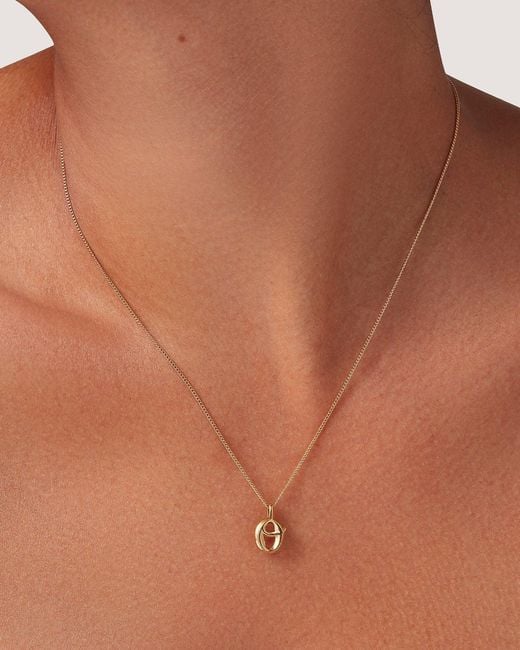 Jenny Bird Natural Monogram Necklace - O