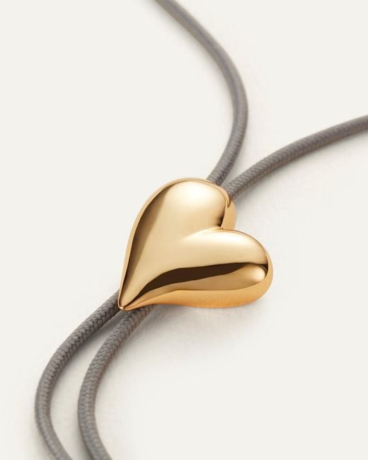Jenny Bird Natural Art Heart Bolo Tie