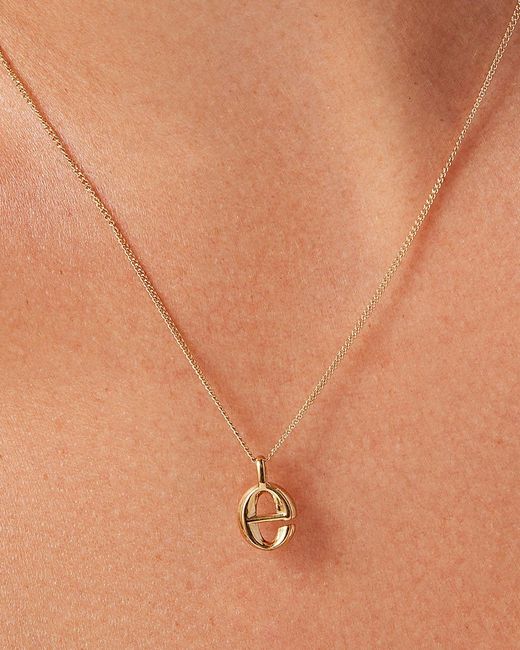 Jenny Bird Natural Monogram Necklace - E