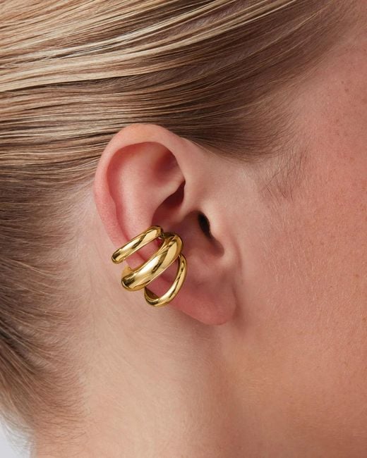 Jenny Bird White Tome Triple Ear Cuff