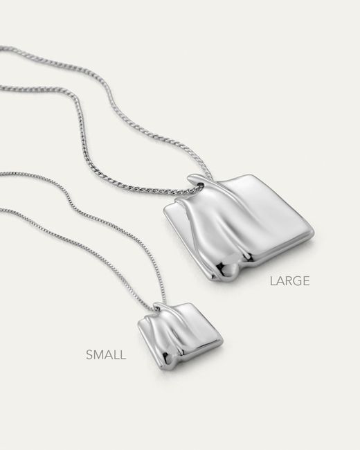 Jenny Bird White Large Sundra Pendant Necklace