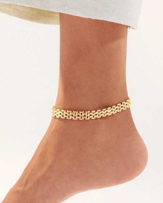 Jenny Bird Metallic Francis Anklet