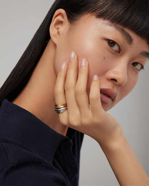 Jenny Bird White Lennon Ring Set