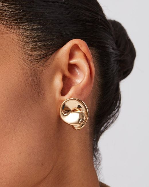 Jenny Bird Natural Rio Button Earrings