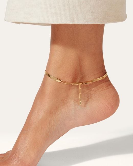 Jenny Bird Natural Zeina Anklet