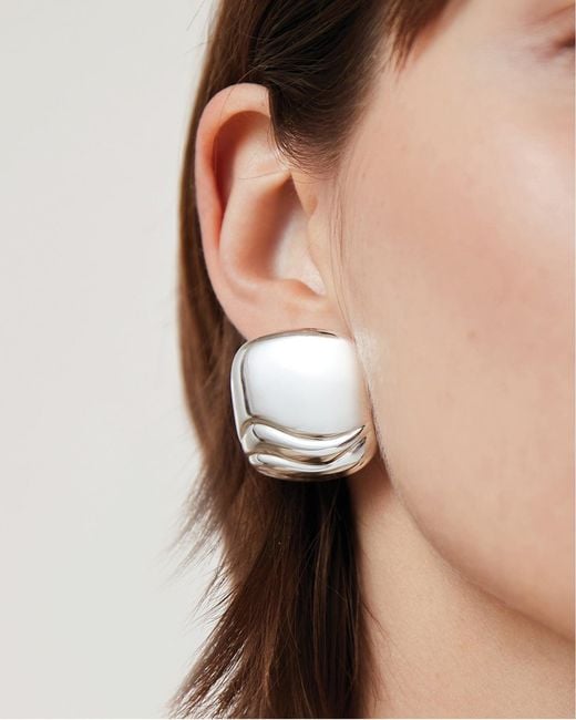 Jenny Bird White Rue Earrings