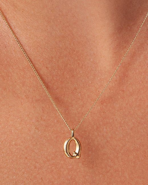 Jenny Bird Natural Monogram Necklace - Q