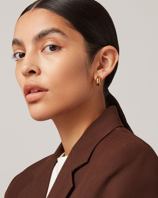 Jenny Bird Metallic Tome Hoops - Small