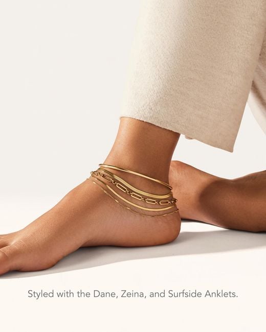 Jenny Bird Natural Slim Mercer Anklet