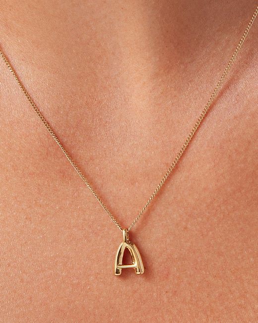Jenny Bird Natural Monogram Necklace - A