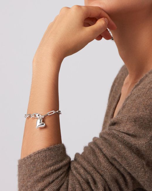 Jenny Bird Natural Puffy Heart Bracelet