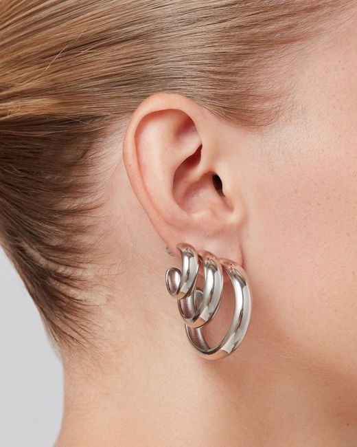 Jenny Bird Natural Staple Hoop Earrings - Small