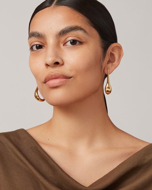 Jenny Bird Metallic Colette Hoop Earrings - Medium