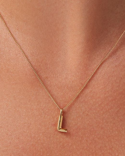 Jenny Bird Natural Monogram Necklace - L