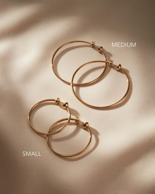 Jenny Bird Natural Icon Hoops - Small