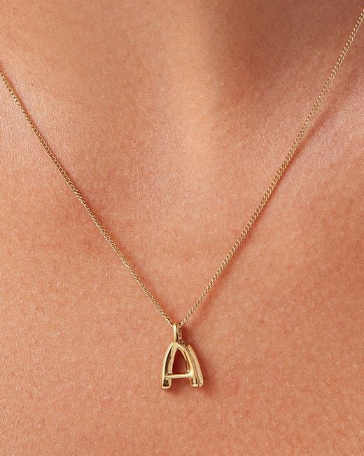 Jenny Bird Natural Monogram Necklace - A