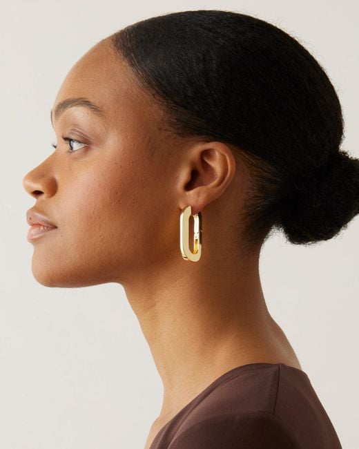 Jenny Bird Natural Mega U-link Earrings