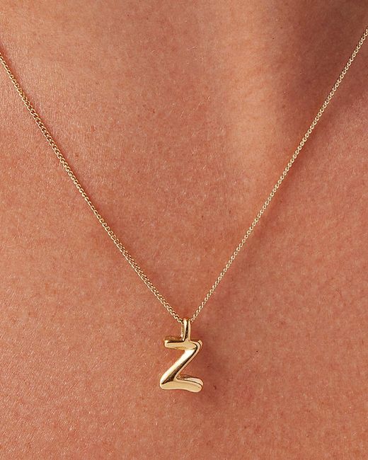 Jenny Bird Natural Monogram Necklace - Z