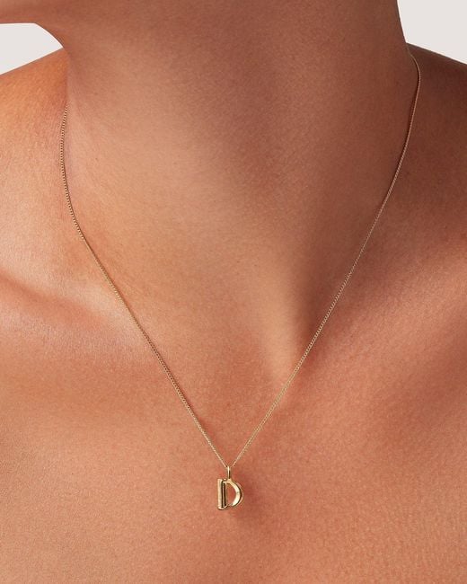 Jenny Bird Natural Monogram Necklace - D