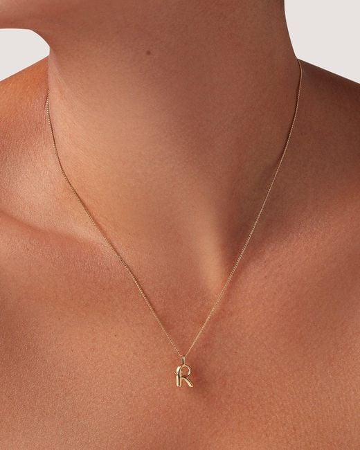 Jenny Bird Natural Monogram Necklace - R