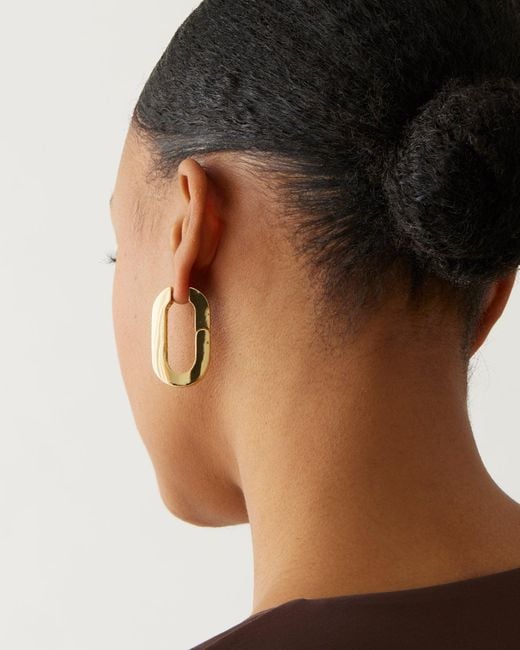 Jenny Bird Natural Mega U-link Earrings