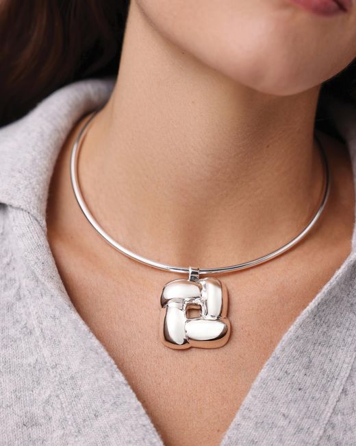 Jenny Bird Natural Woven Square Collar