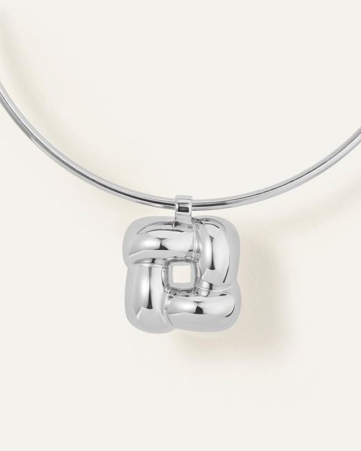 Jenny Bird Natural Woven Square Collar