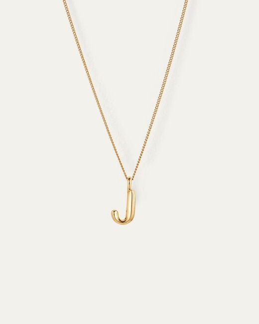 Jenny Bird Natural Monogram Necklace - J